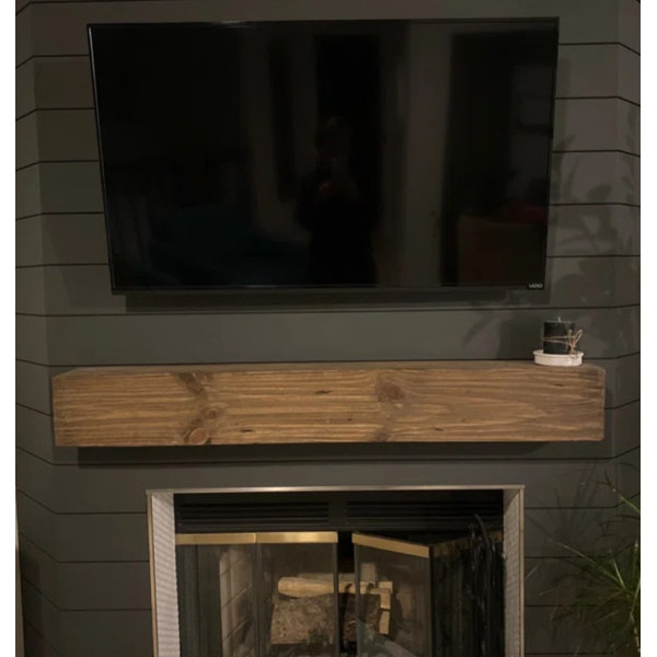 Millwood Pines Shiela Fireplace Shelf Mantel & Reviews Wayfair